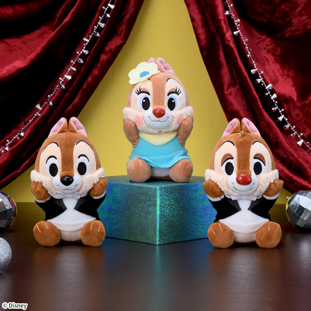 チップ&デール&クラリス ぬいぐるみ ～リス君は歌姫がお好き