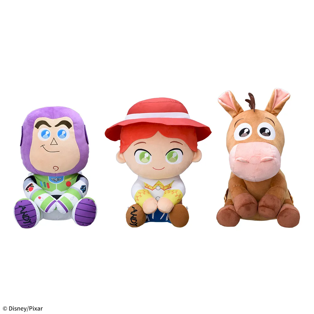 バズ・ライトイヤー&ジェシー& ブルズアイ うるりぃみぃ ぬいぐるみ