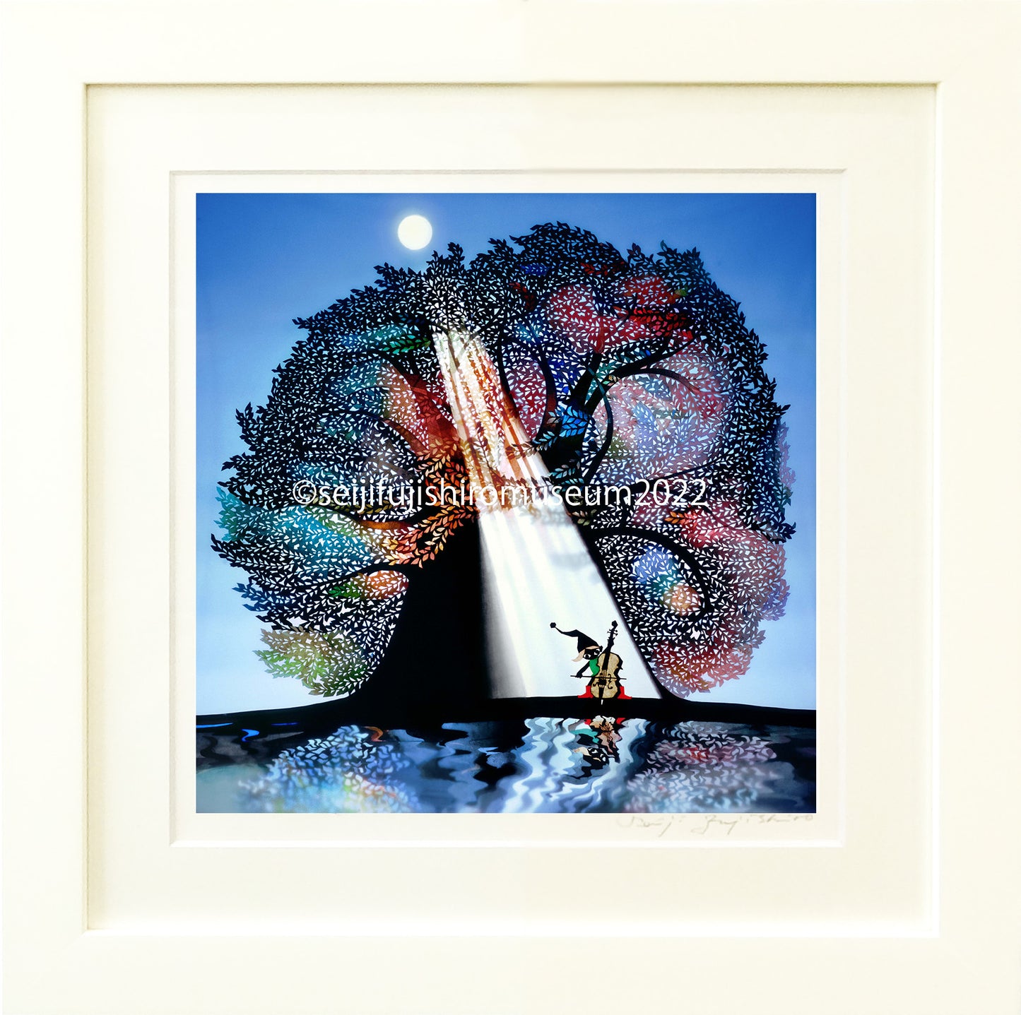 月光の響」FSM-1,2 ジクレー版画 – 藤城清治とラビの玉手箱