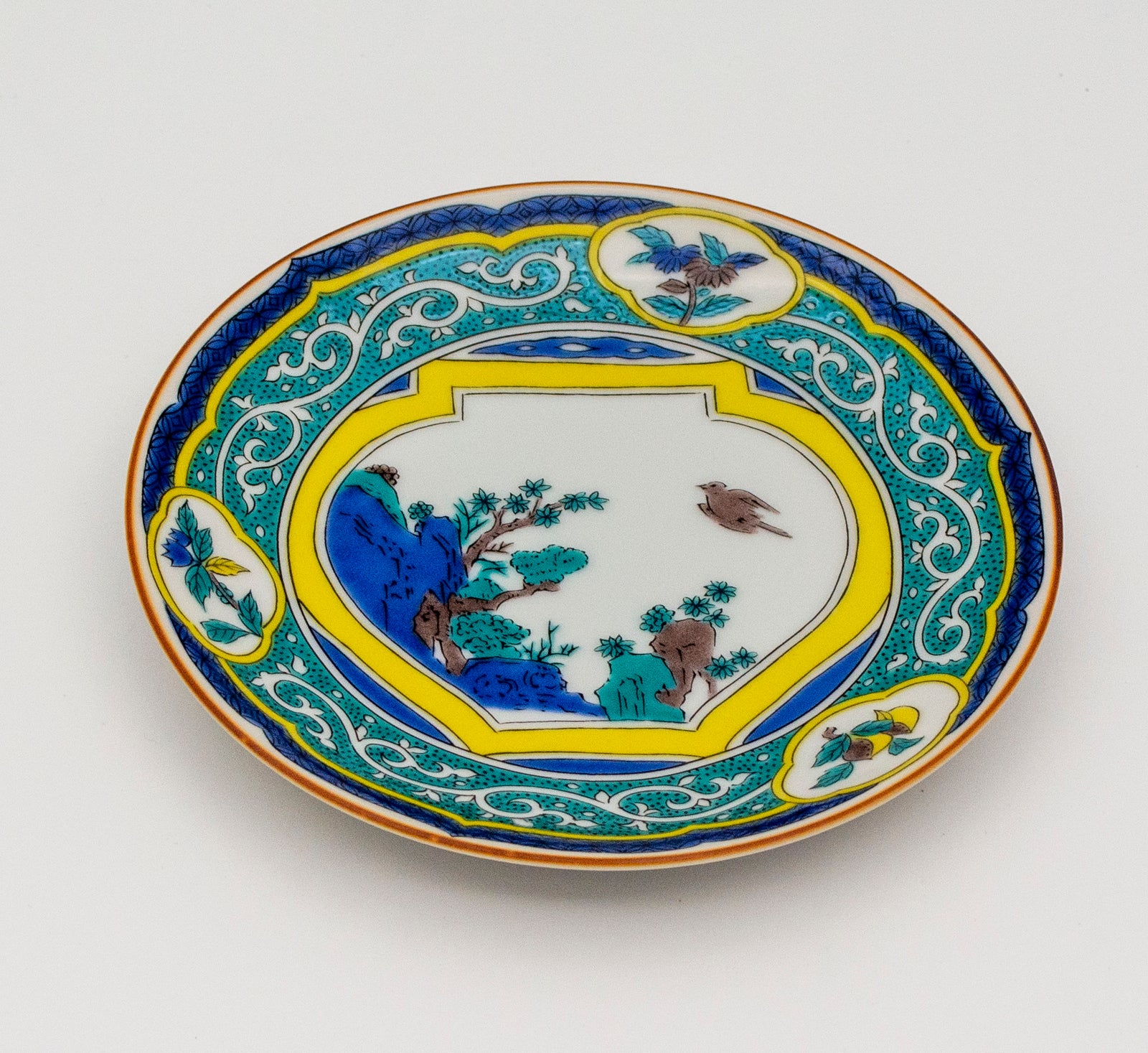 5号皿 古九谷色絵壺花鳥図 MC-505 – SEIKOU ONLINE