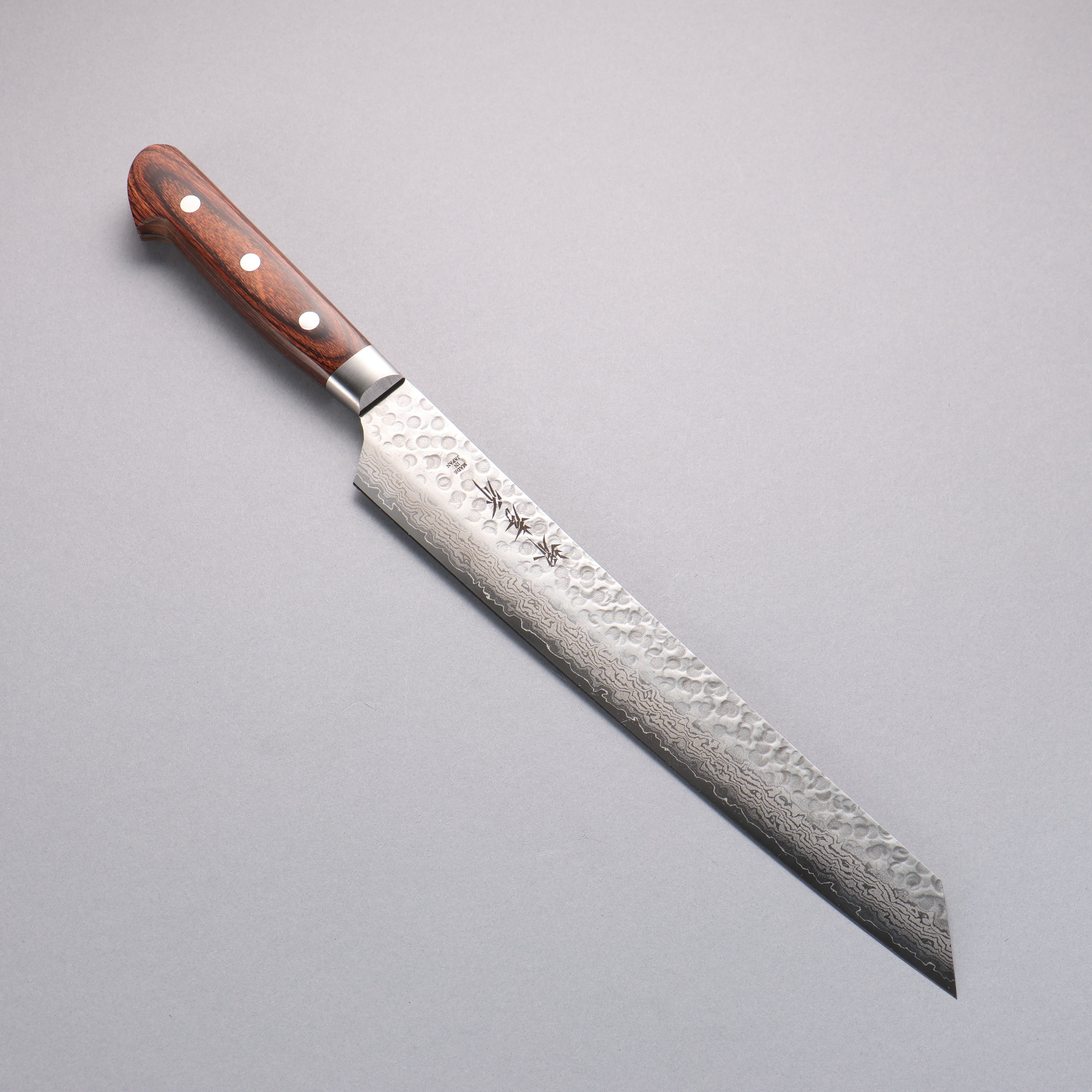 堺 孝行 VG10 17層 鎚目 ダマスカス 切付柳刃包丁 270mm – 清助刃物 Japan