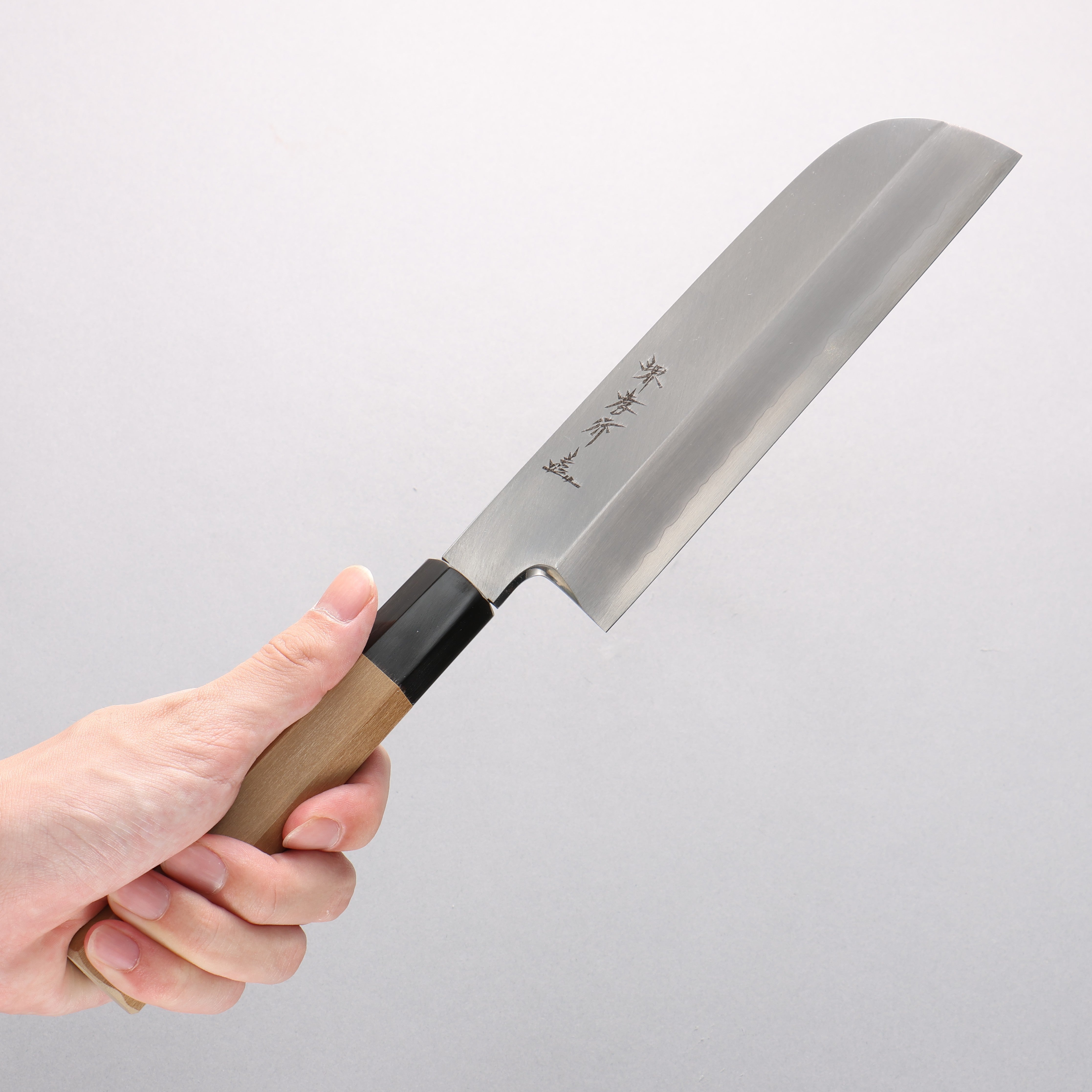 堺 孝行 シェフシリーズ 銀三鋼 鎌形薄刃包丁 朴柄 – 清助刃物 Japan