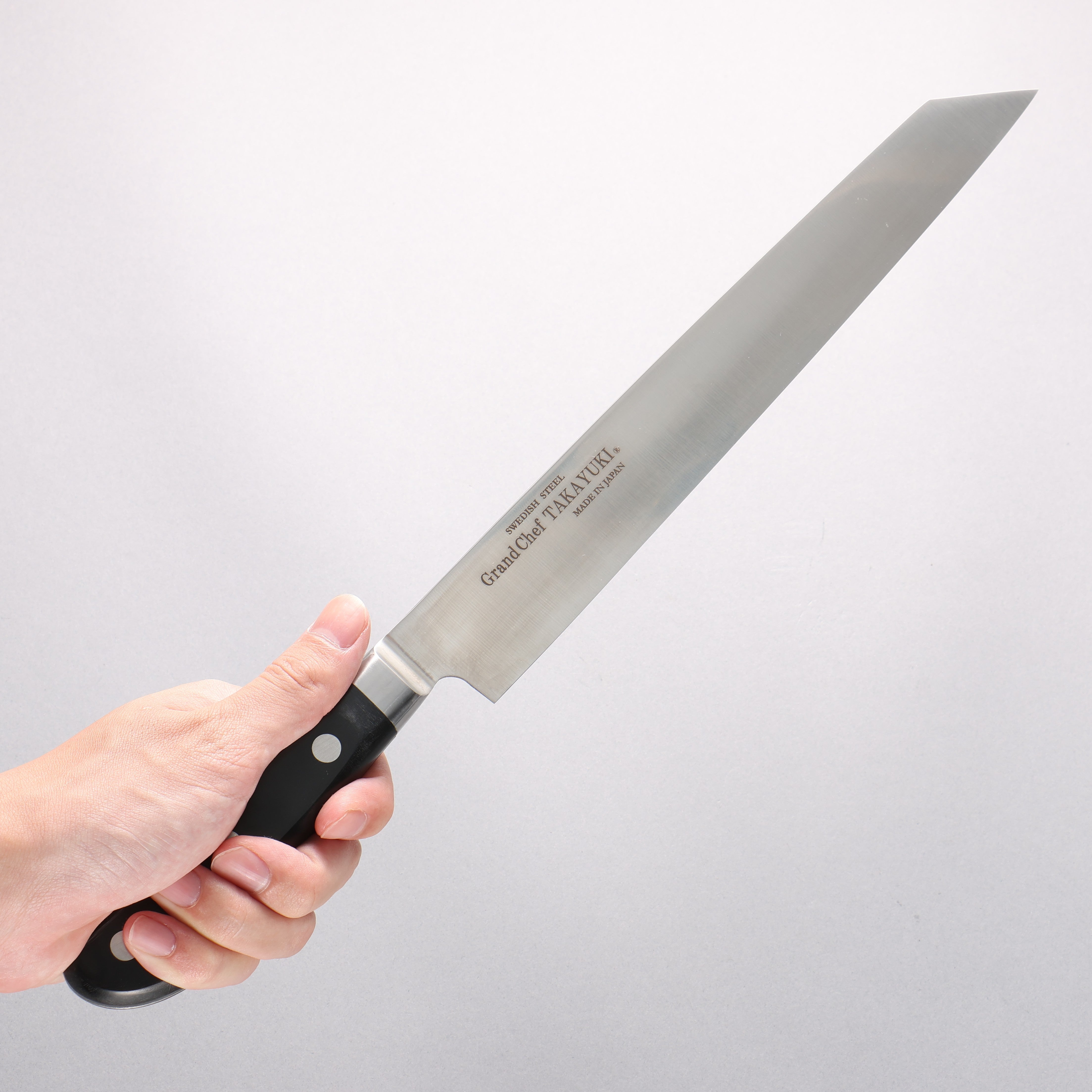 堺 孝行 グランドシェフ 【左利き用】 スウェーデン鋼 切付柳刃包丁