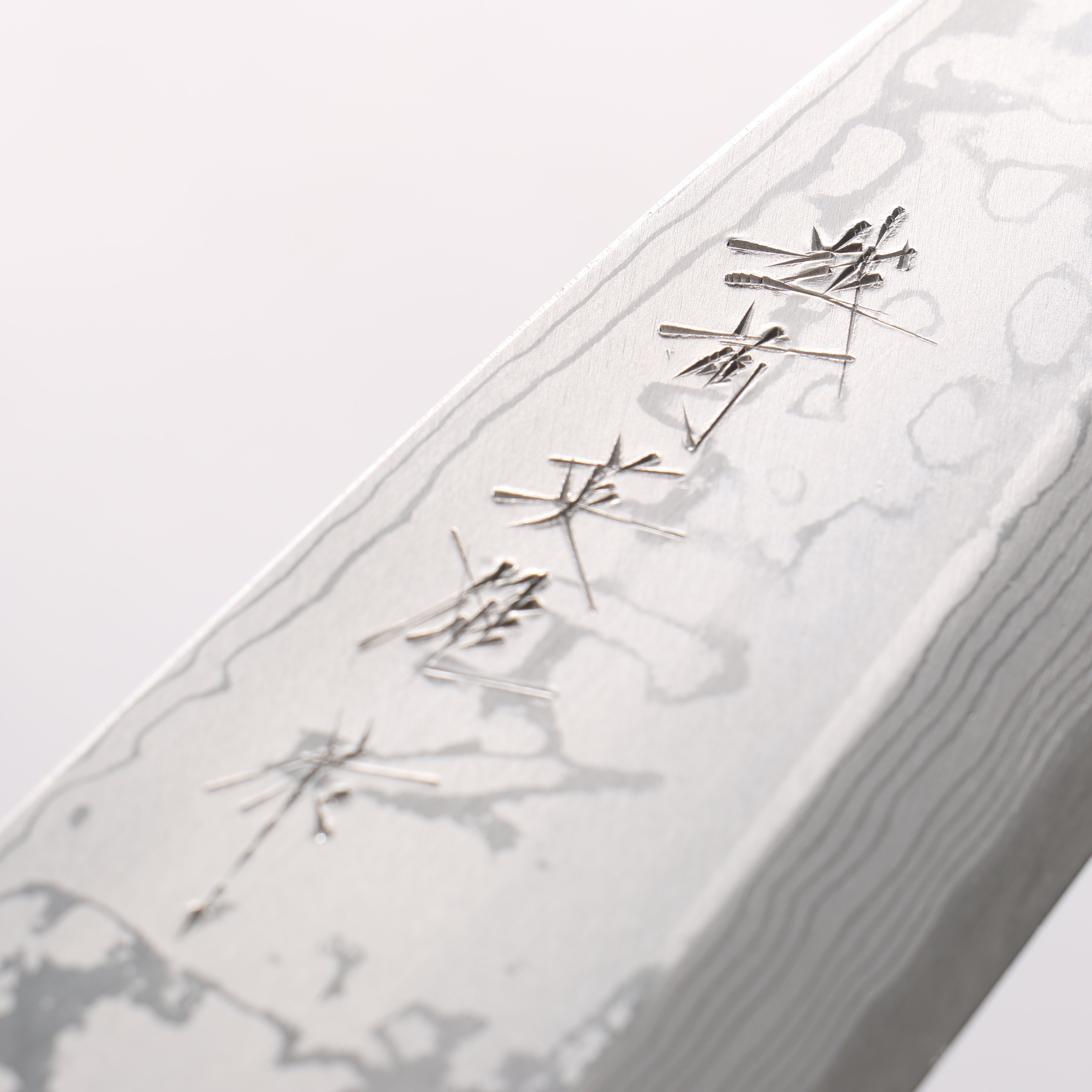 北岡 英雄 青ニ鋼 ダマスカス 出刃包丁 165mm 紫檀柄 – 清助刃物 Japan