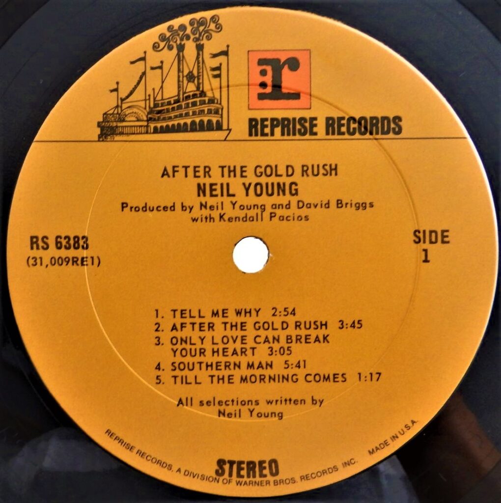 Neil Young / After The Gold Rush USオリジナル盤 | レコード買取