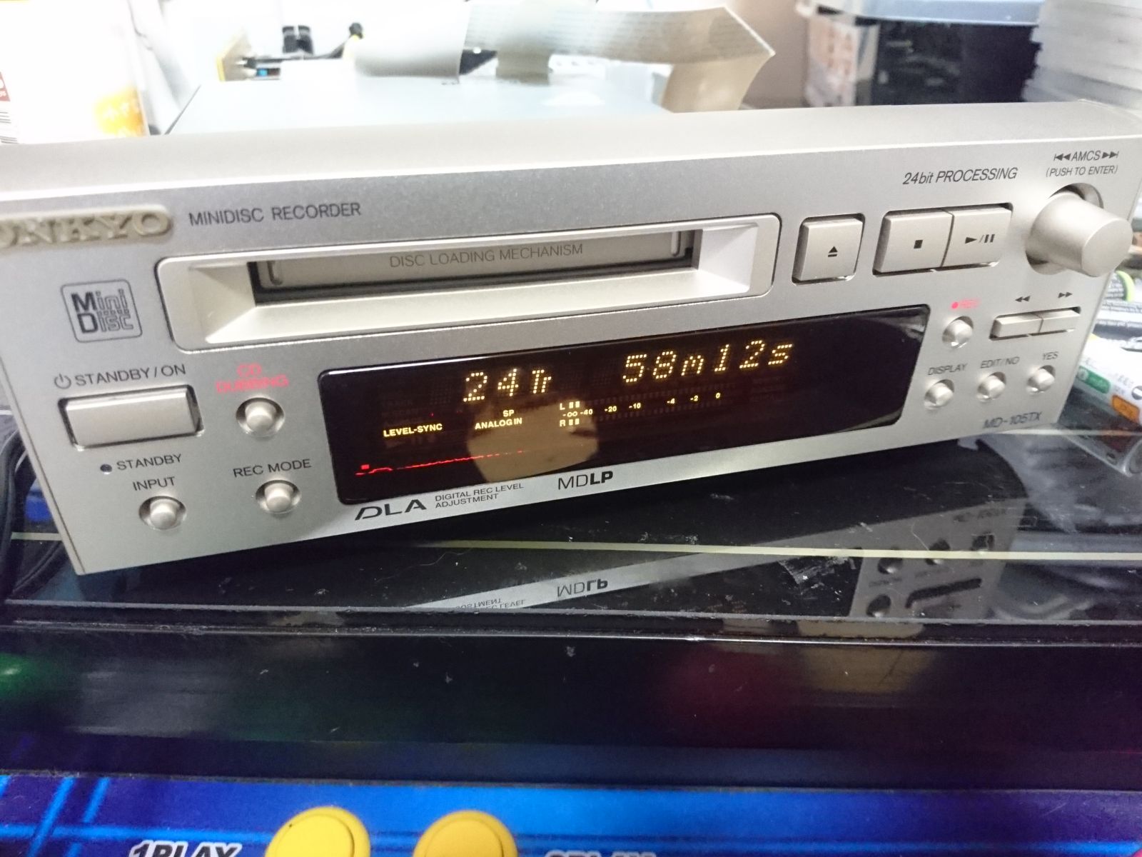 ONKYO MDデッキ MD-105TX ディスクを読まないジャンクを修理 | 自由