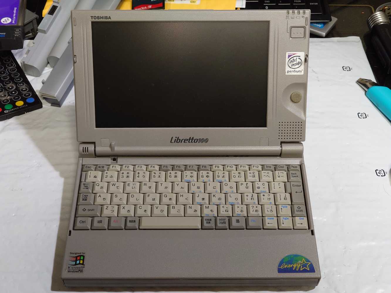 東芝 小型PC Libretto100を入手！動作確認とOSインストール！ | 自由