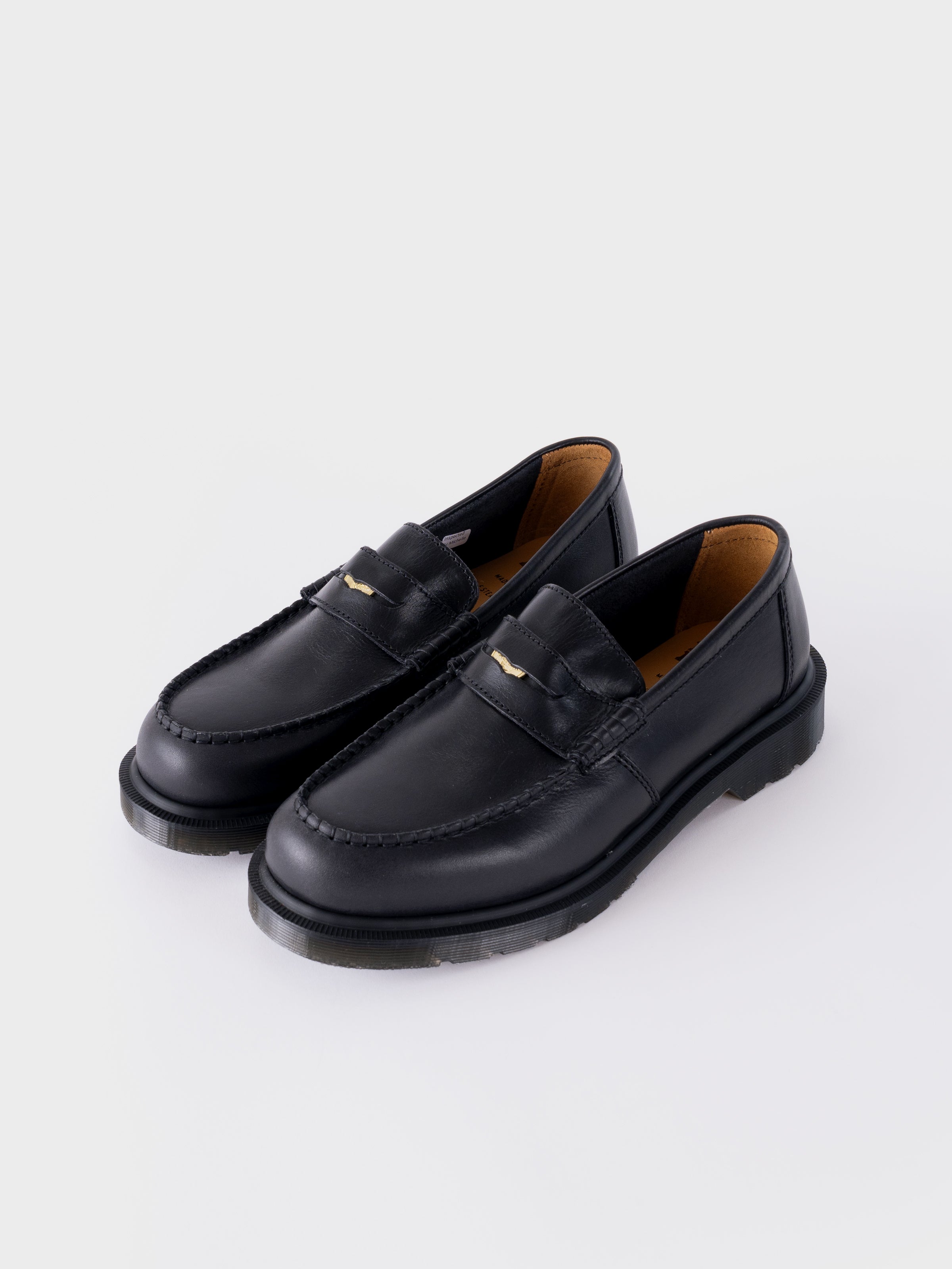 Dr Martens Penton Classic Calf Leather Loafers - Black – Seven Stones