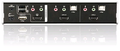 CS1792 - Aten CubiQ 2-Port HDMI KVM With USB Hub & Integrated