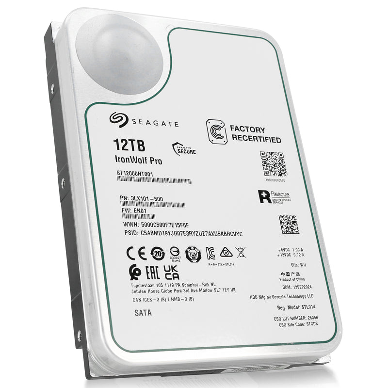 Seagate IronWolf Pro ST12000NT001 12TB SATA 3.5