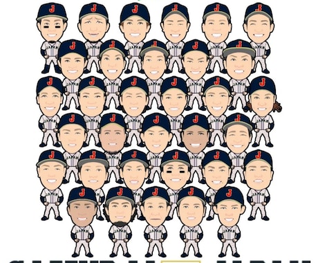 激似！激安！似顔絵画像お作りします 数多くのプロ野球選手がSNSの