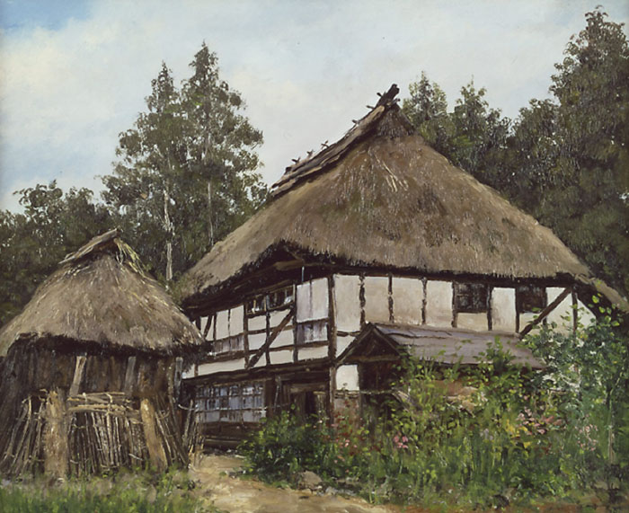 懐かしい日本の民家を描きつづけた画家・向井潤吉の回顧展 | サライ.jp