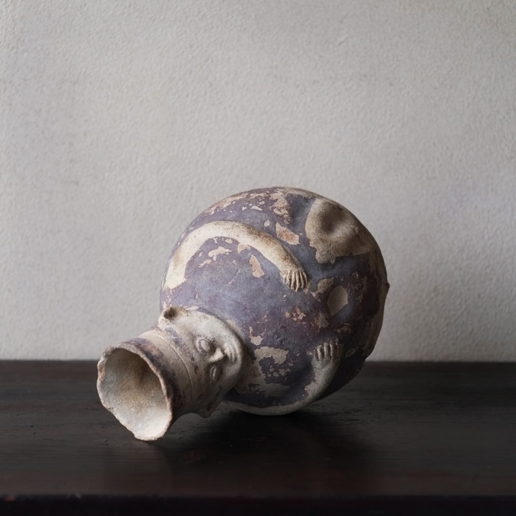 チャンカイ文化 加彩人形壺 | 骨董と詩学 Antique & Poetics | 蛇韻律