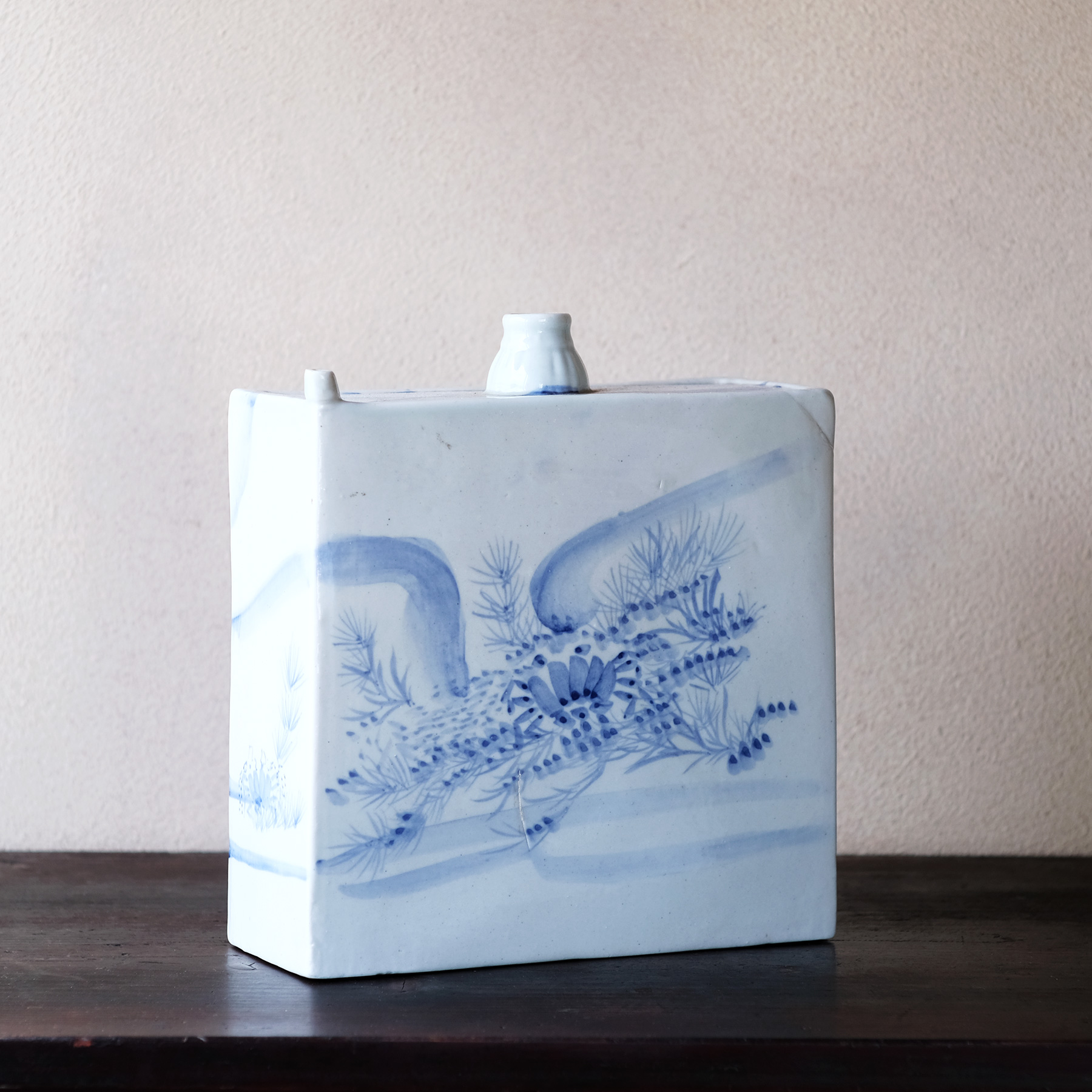 平佐焼 染付角徳利 | 骨董と詩学 Antique & Poetics | 蛇韻律