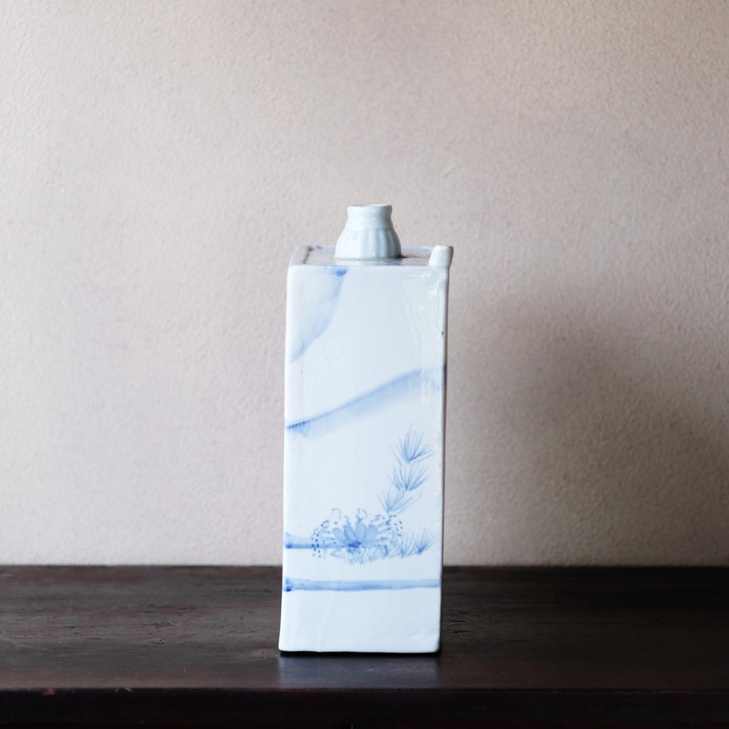 平佐焼 染付角徳利 | 骨董と詩学 Antique & Poetics | 蛇韻律