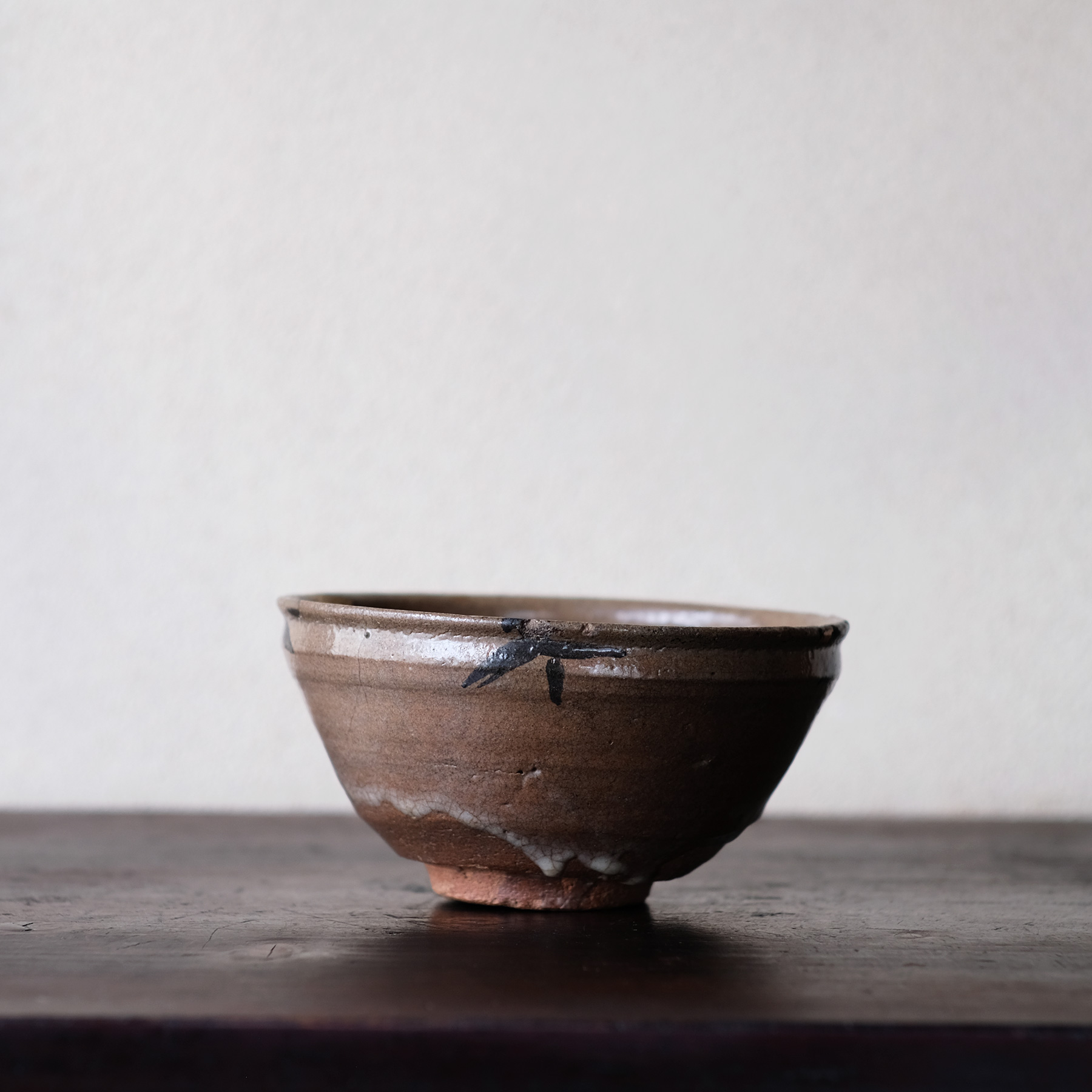 古唐津 絵唐津 竹葉文天目形茶碗 | 骨董と詩学 Antique & Poetics | 蛇韻律