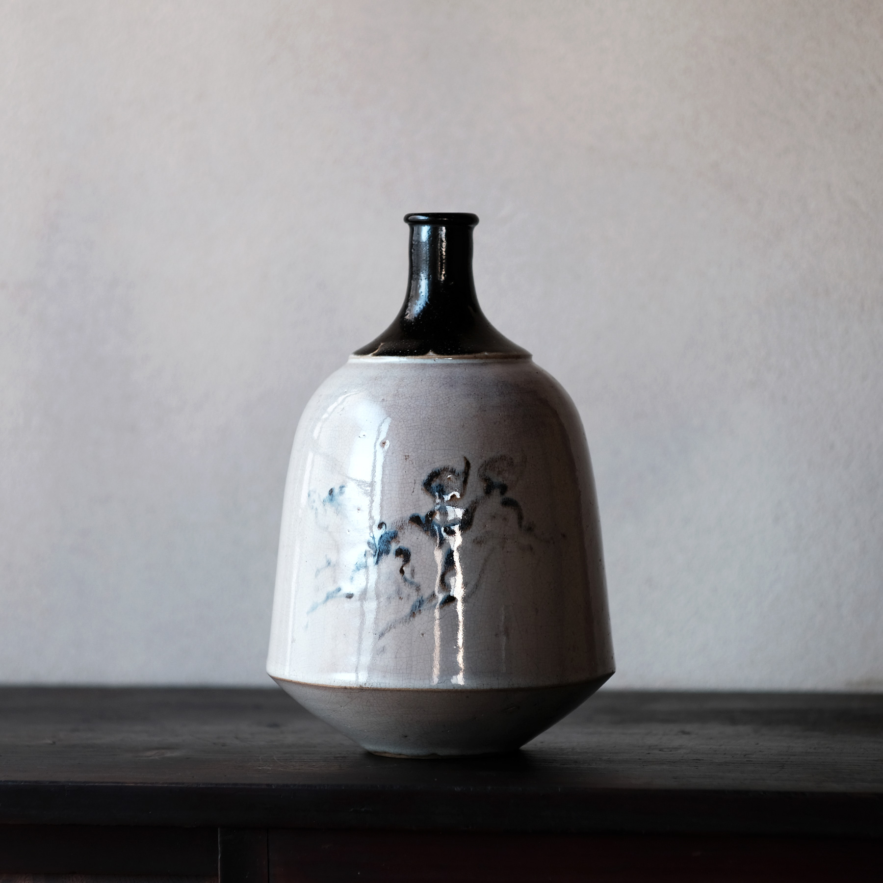 大堀相馬焼 走り駒文徳利 | 骨董と詩学 Antique & Poetics | 蛇韻律