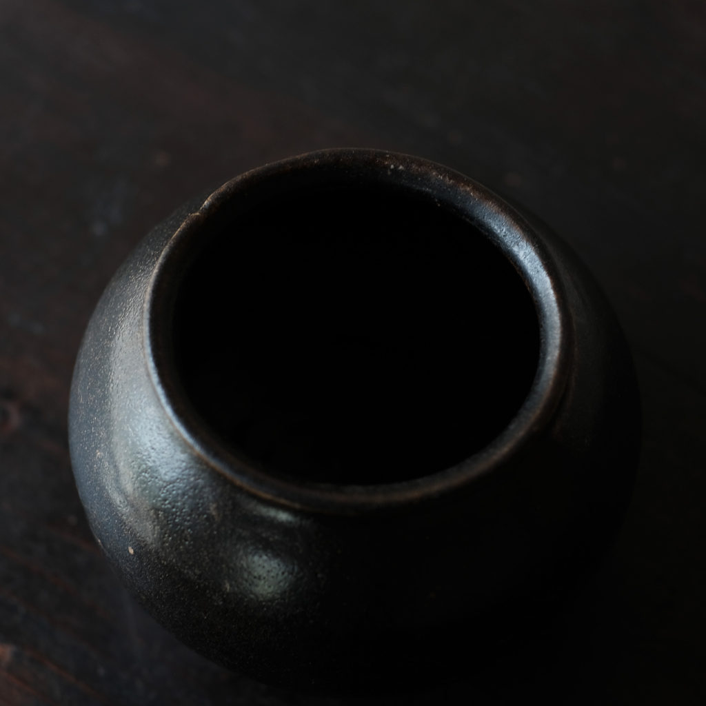 李氏朝鮮 黒高麗塩笥壺 | 骨董と詩学 Antique & Poetics | 蛇韻律