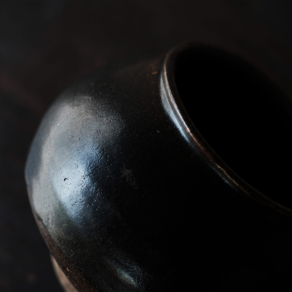 李氏朝鮮 黒高麗塩笥壺 | 骨董と詩学 Antique & Poetics | 蛇韻律