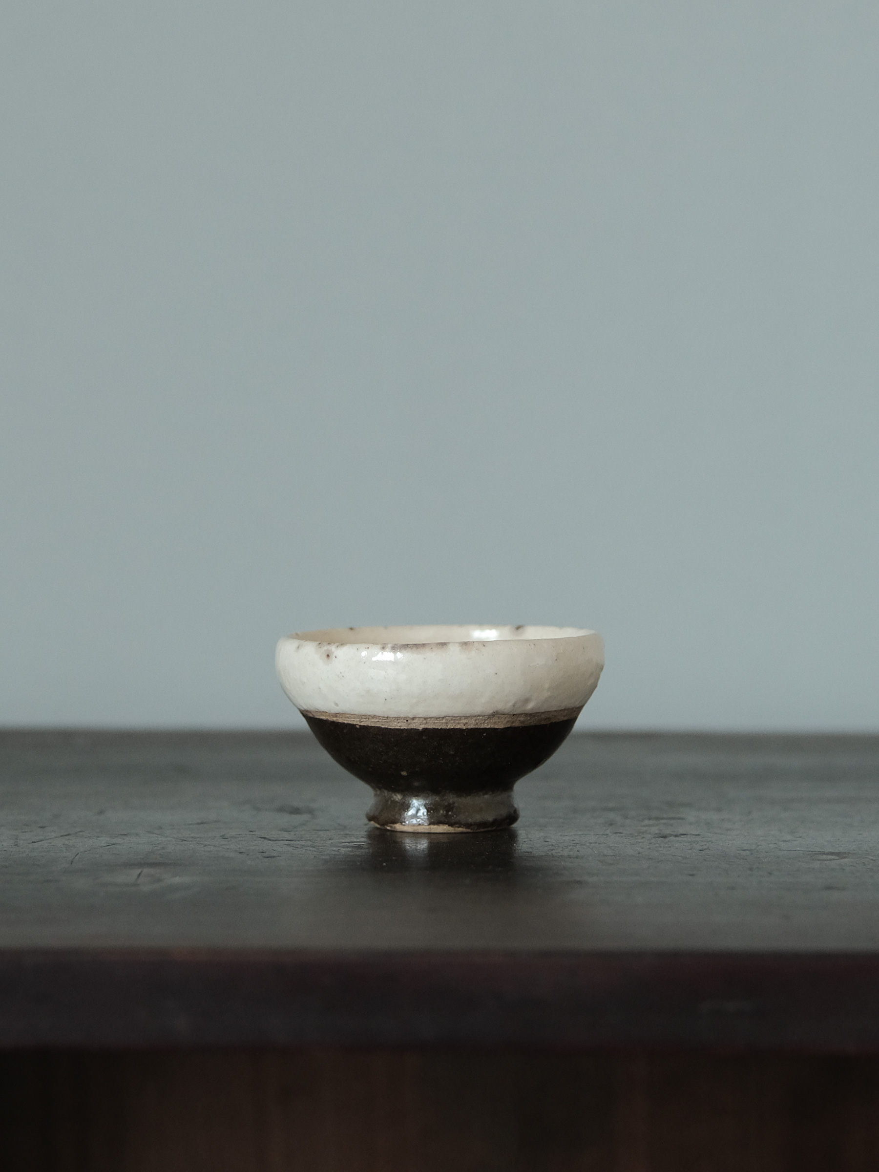 元朝 磁州窯系 白黒掛分盃 | 骨董と詩学 Antique & Poetics | 蛇韻律