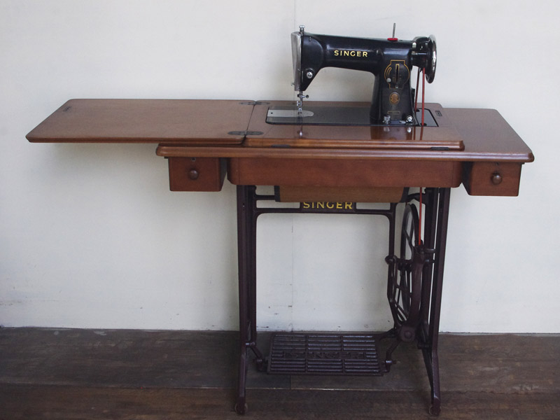 No.652 SINGER 191U シンガー製 家庭用足踏みミシン：アンティーク