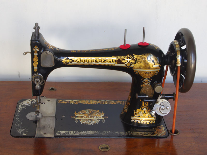 No.325 SINGER 27K 英国シンガー製 豪華足踏みミシン：アンティーク