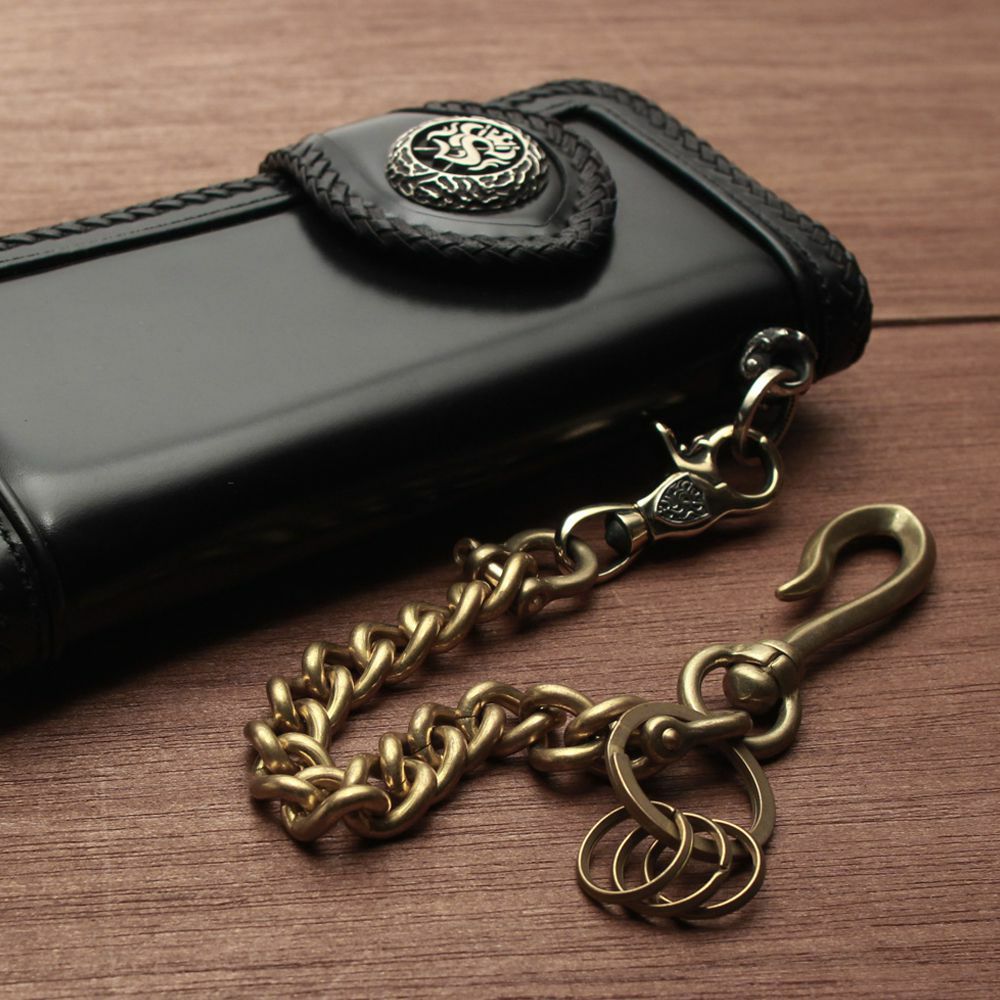 キーリング ショート ウォレット チェーン スタンダード ゴールド