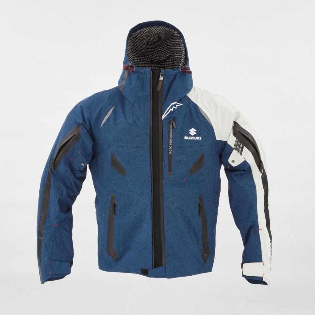 SUZUKI×KUSHITANI コラボ アメニタジャケット【ブラック / ネイビー