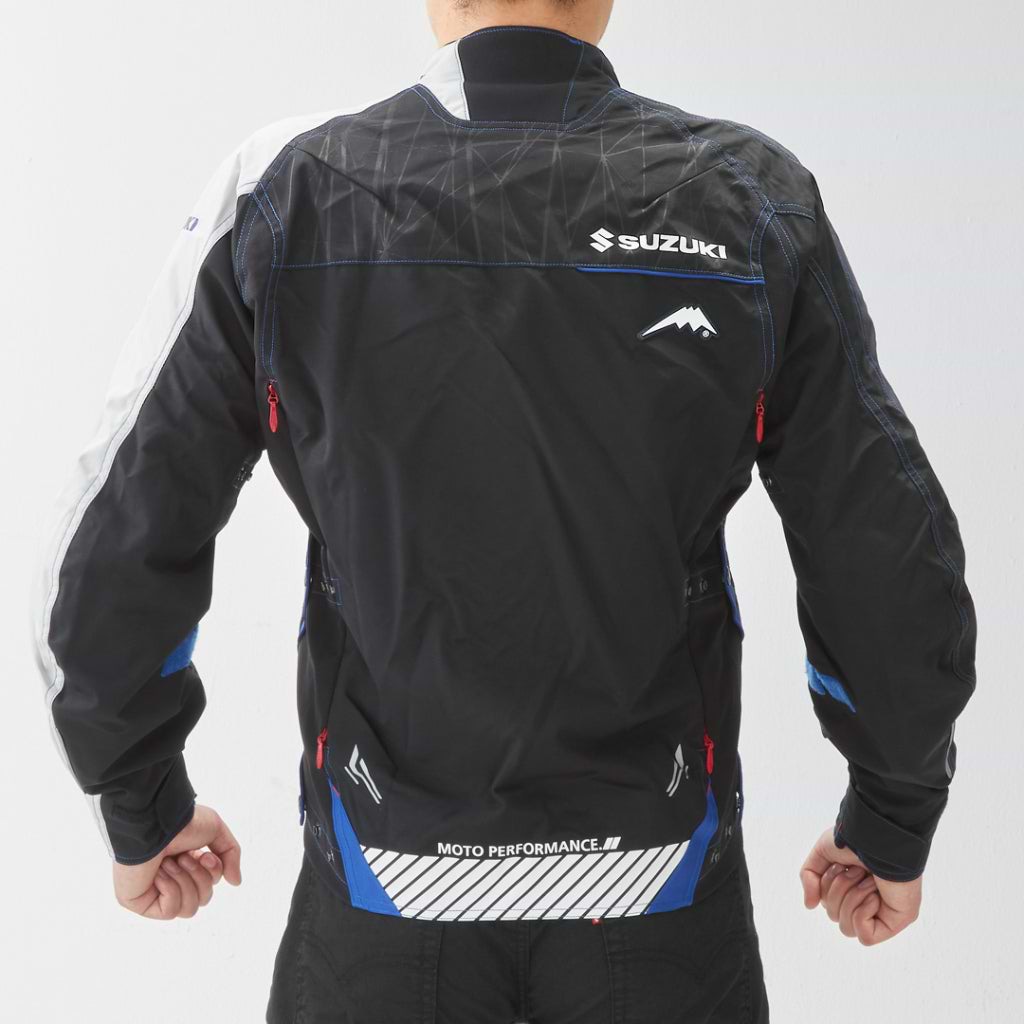 SUZUKI×KUSHITANI コラボ コンテンドジャケット【グレー / ブラック