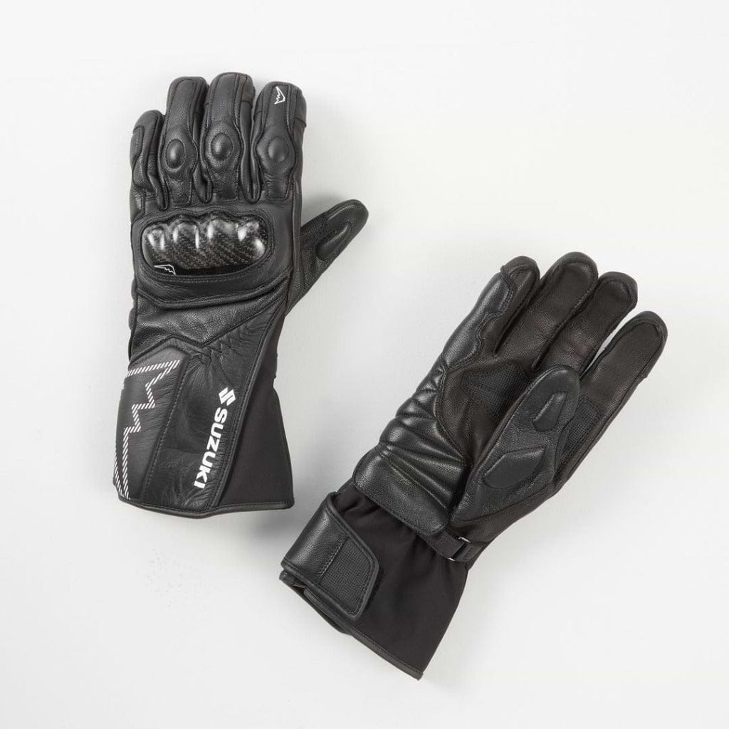 SUZUKI×KUSHITANI コラボ ヴァーシティウインターグローブ【ブラック