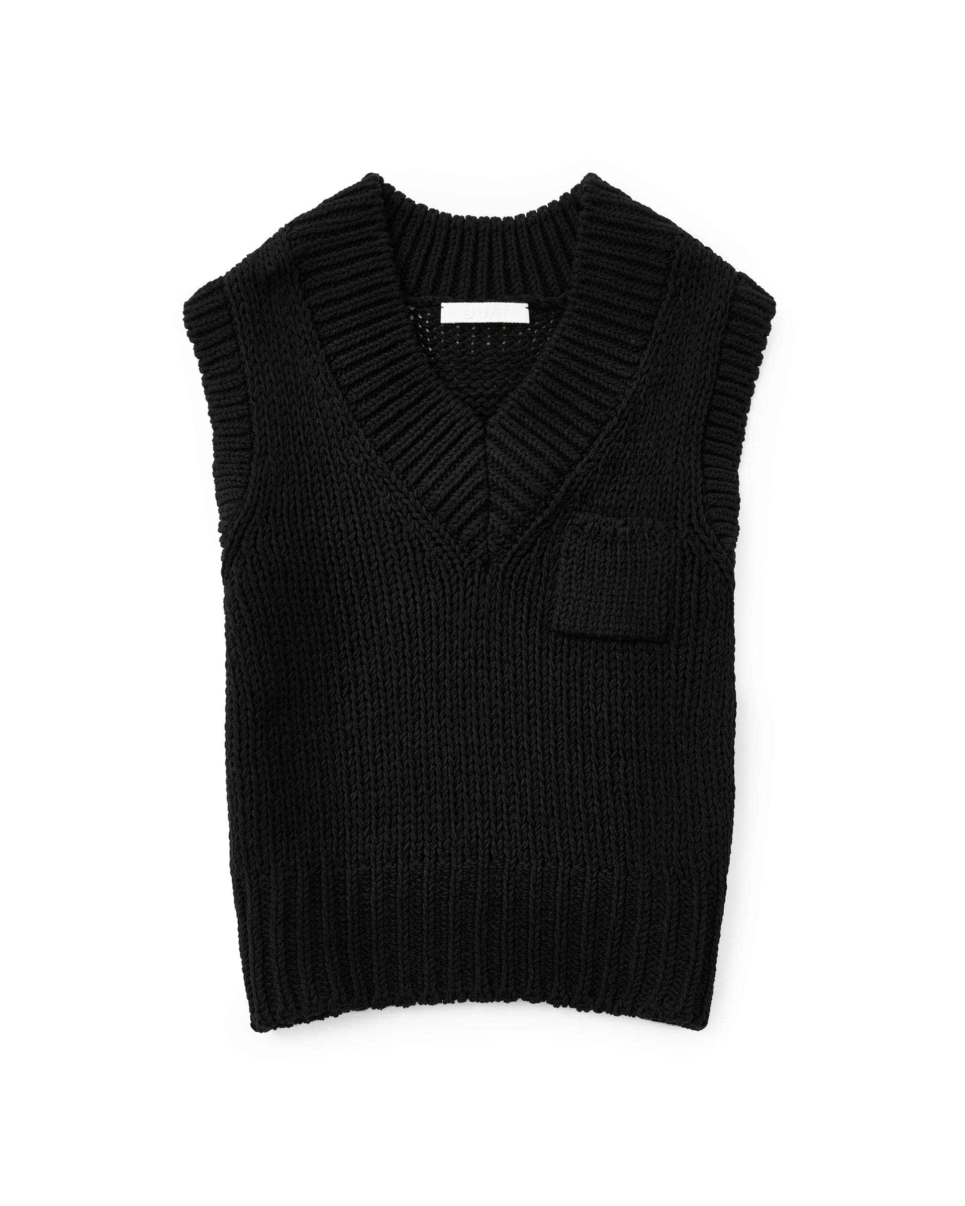 OUAT】メタベスト ブラック | 日本製 スクールベスト | F/STORE