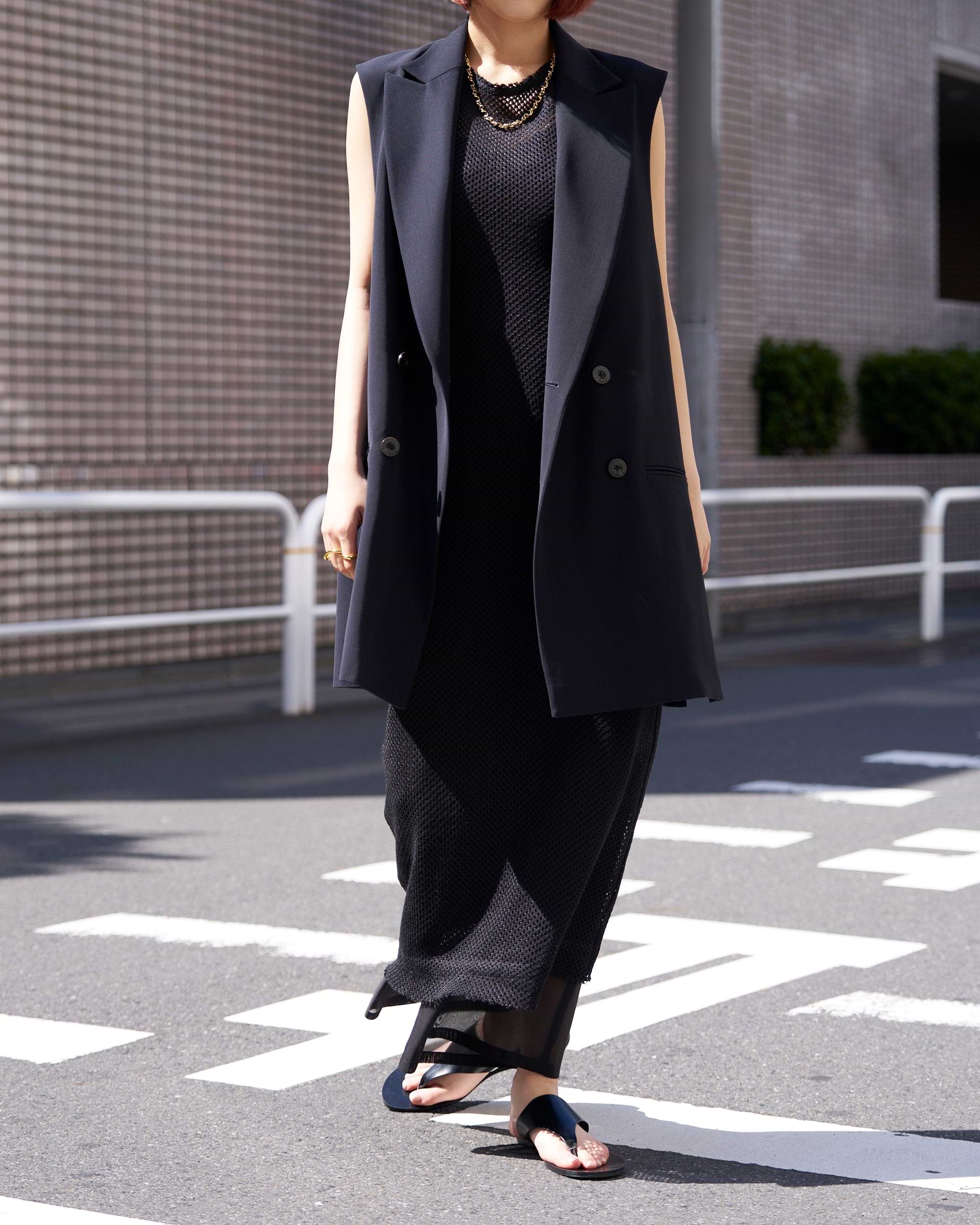 IRENISA】スリーブレスジャケット – ファッションスナップストア