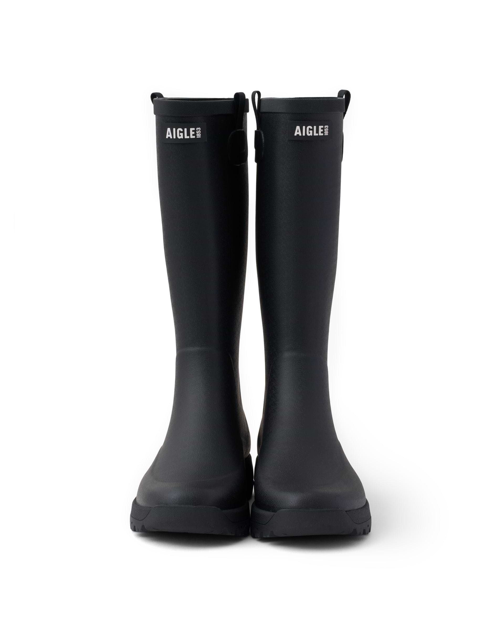 AIGLE】アリアハイラバーブーツ ブラック | 海外製 ラバーブーツ | F