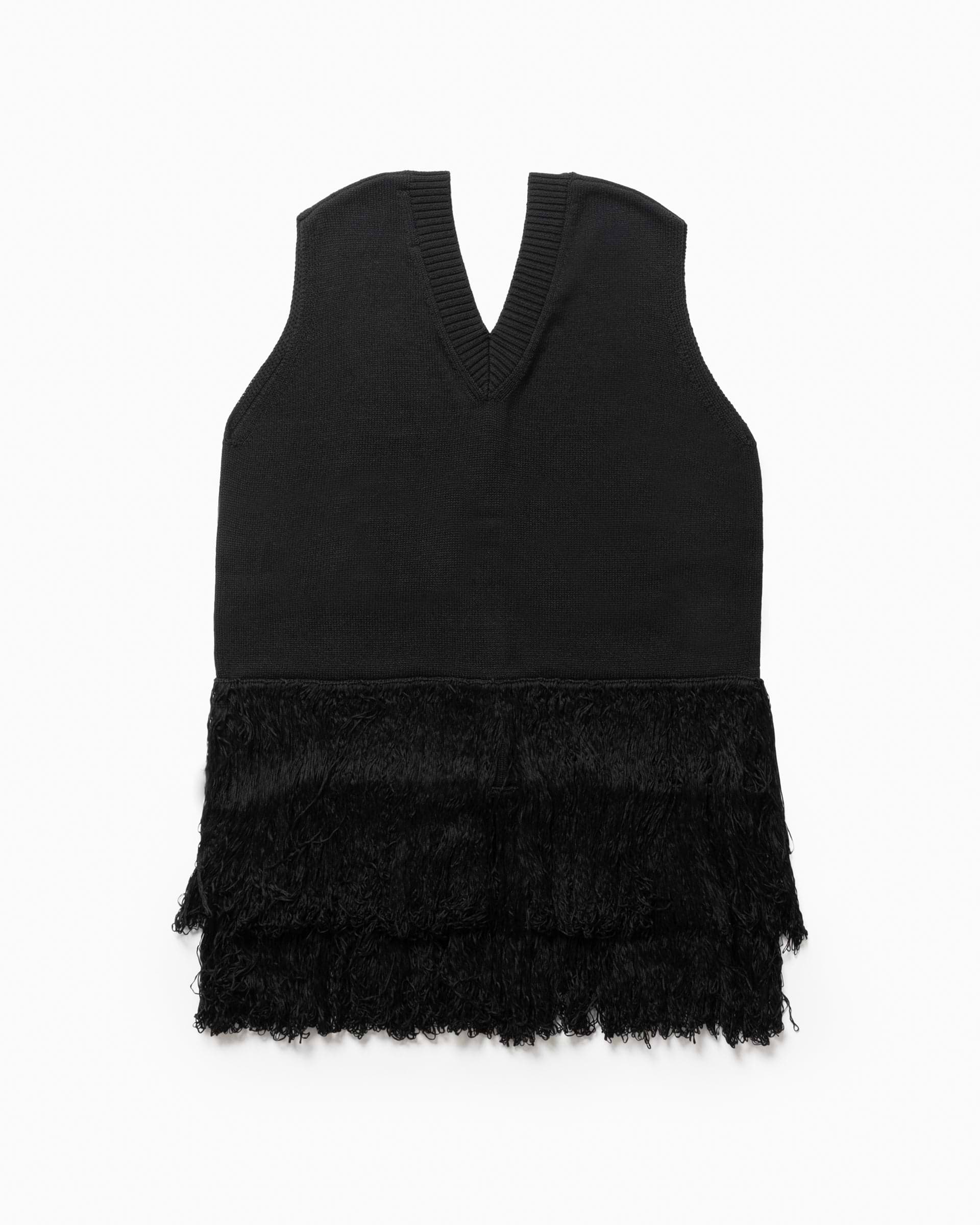 KAPITALのIDGリネン コンチョ フリンジ ストライプ ベスト KAPITAL