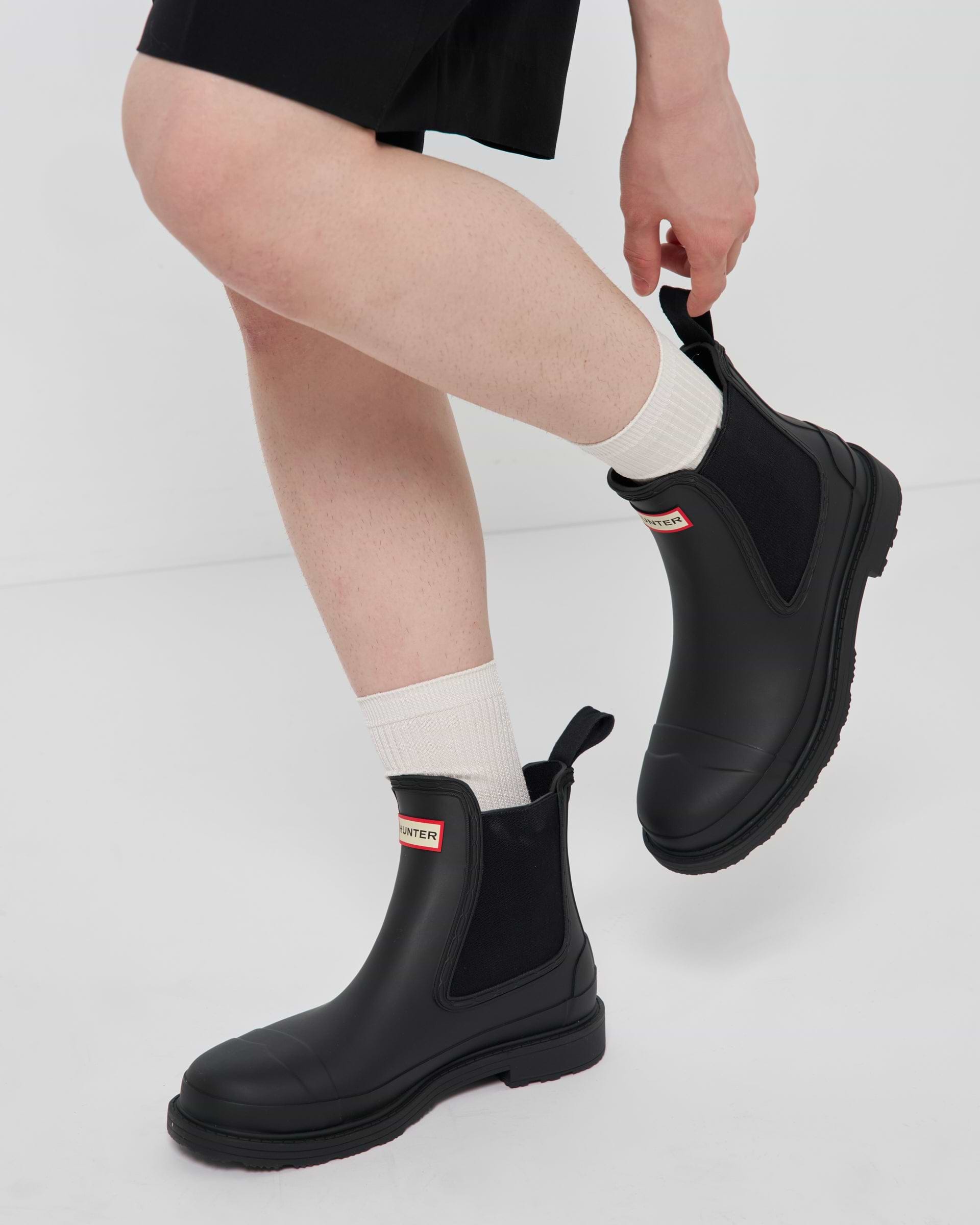 HUNTER】コマンドチェルシーブーツ – ファッションスナップストア