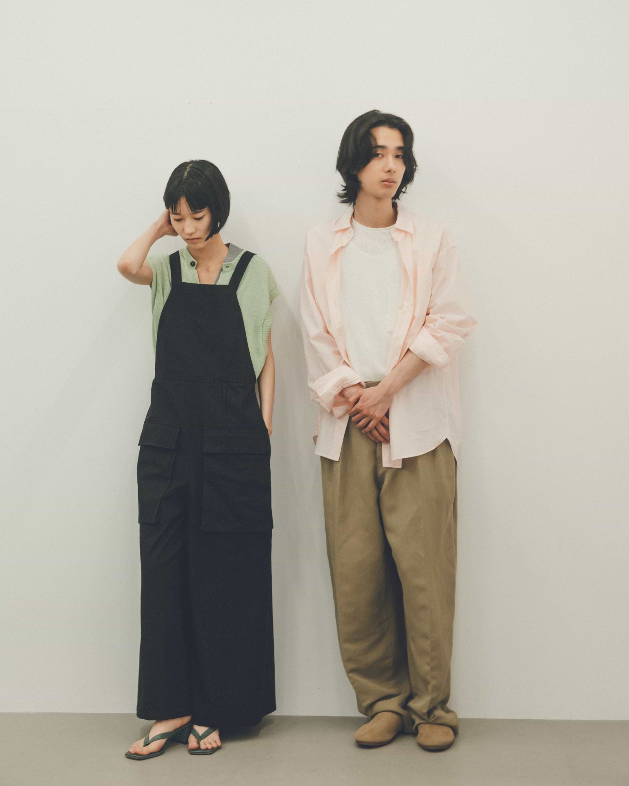 SEEALL】ミニマルオールインワン ブラック | 日本製 刺繍生地 | F