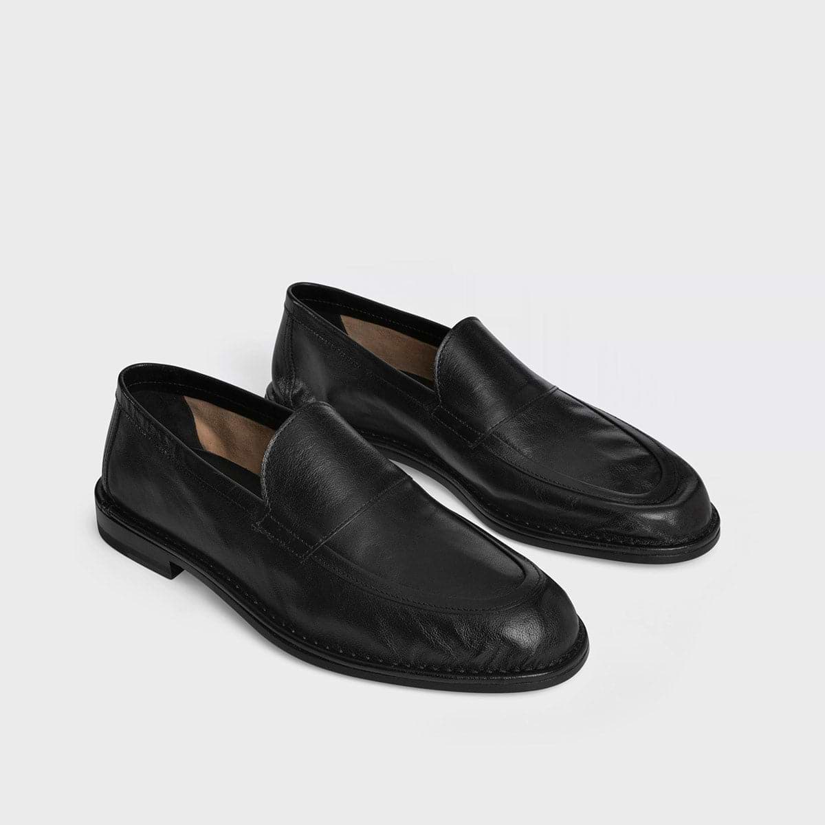 NOTO loafer for men in black kangaroo leather — PIERRE HARDY