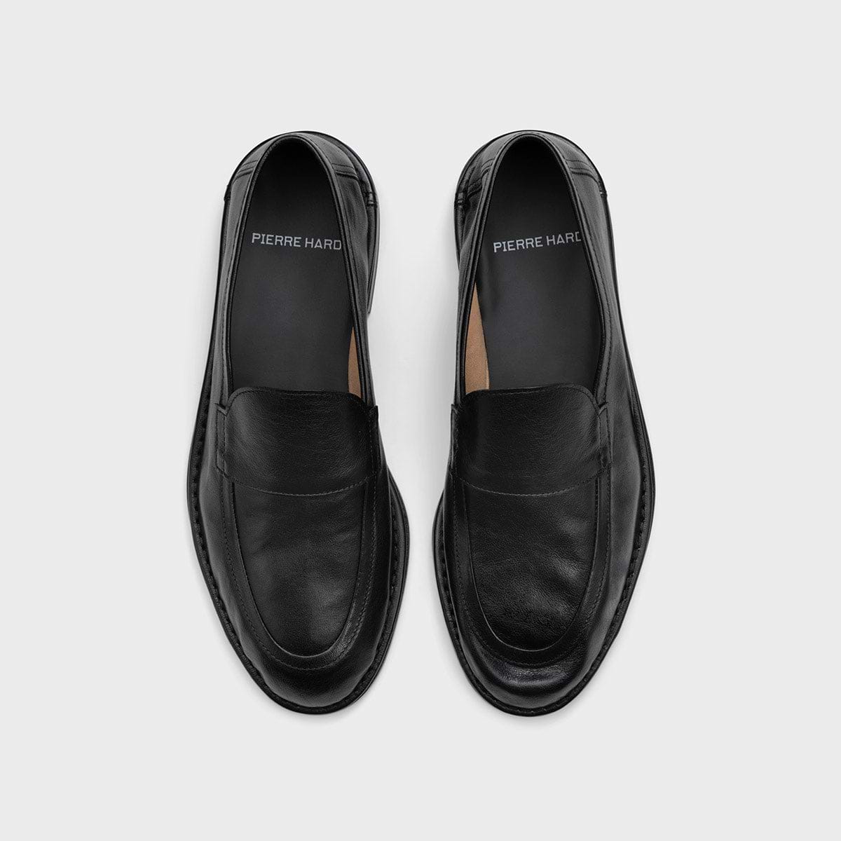 NOTO loafer for men in black kangaroo leather — PIERRE HARDY