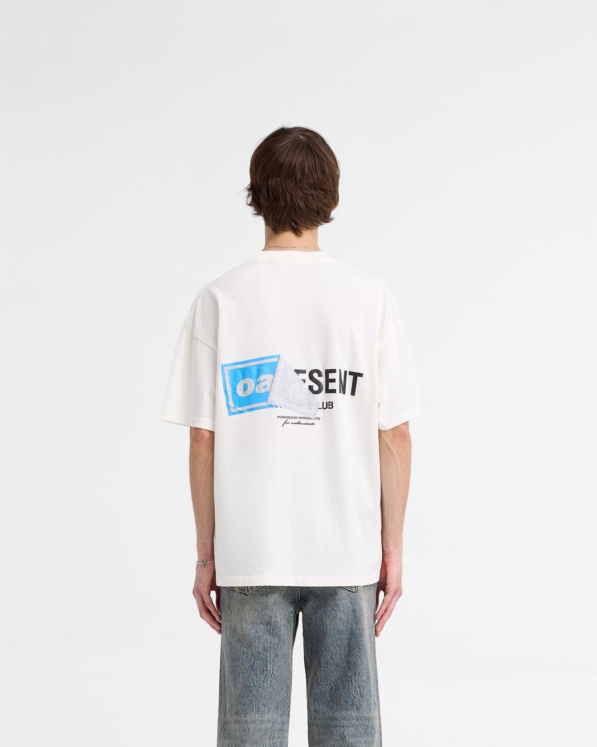 Represent X Oasis Owners Club T-Shirt | Flat White | REPRESENT