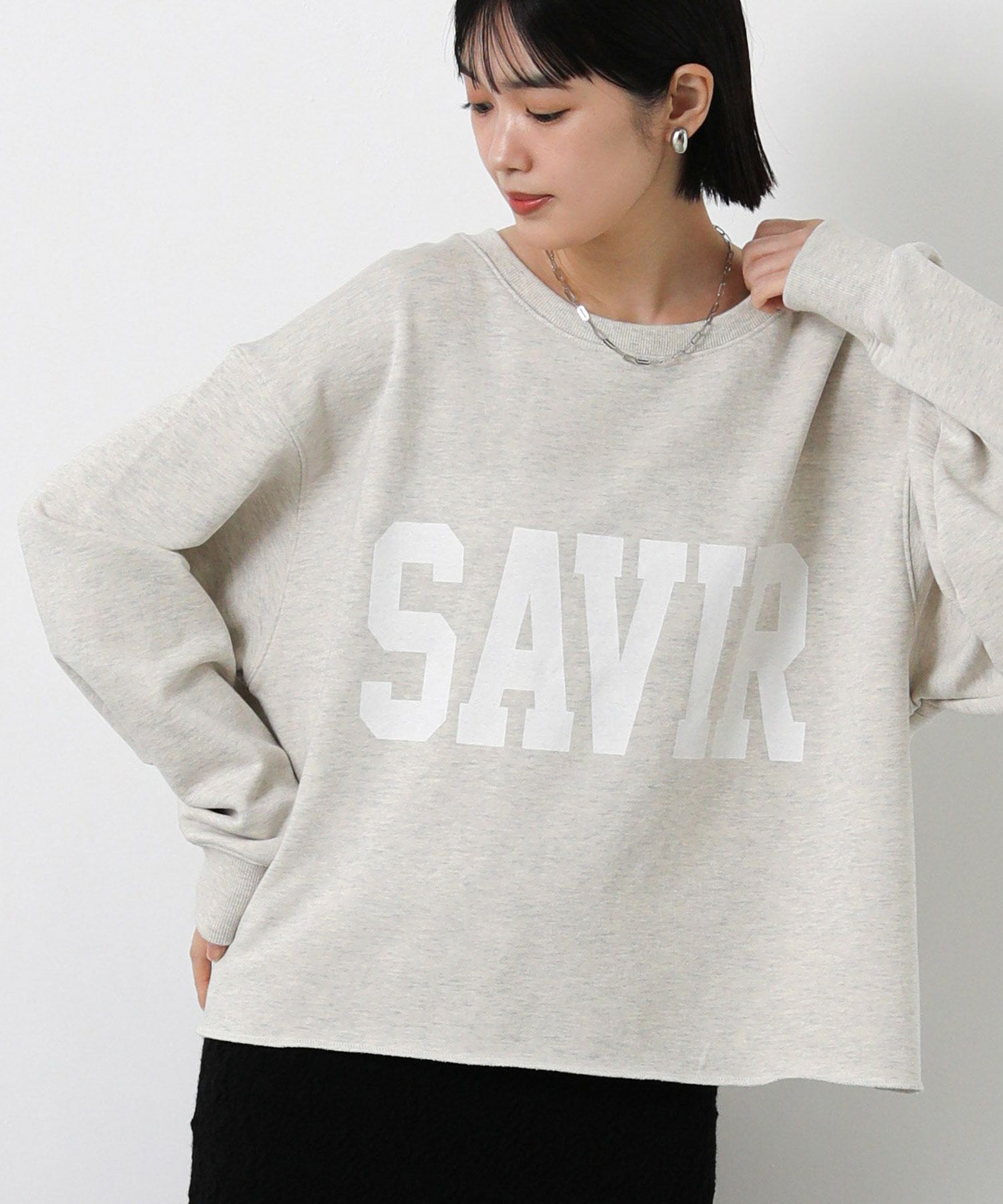 Gready Brilliant裏毛SAVIRロゴプルオーバー | SEKIMIKI Online