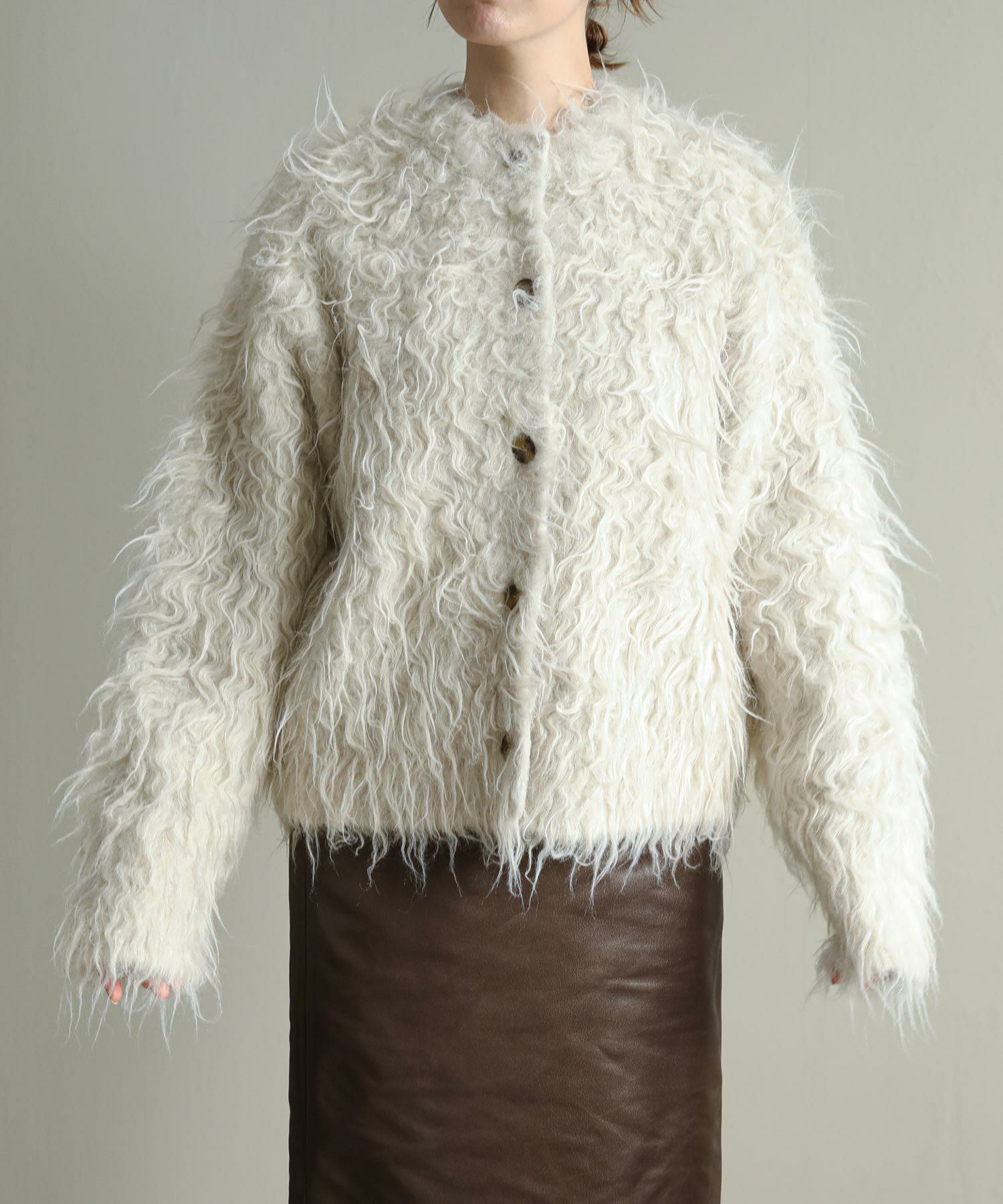 The rejoice2wayシャギーカーデ | SEKIMIKI Online