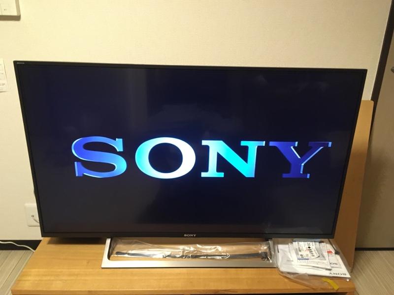 SONY BRAVIA KJ-43X8000E を購入しました 初期設定など 4K映画を貰おう