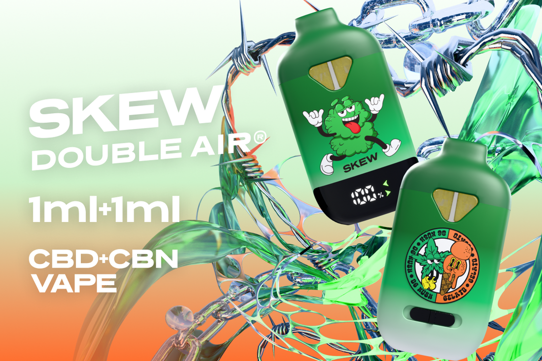 1台で2種類・3パターンの高濃度フレーバーが楽しめる大容量「skew