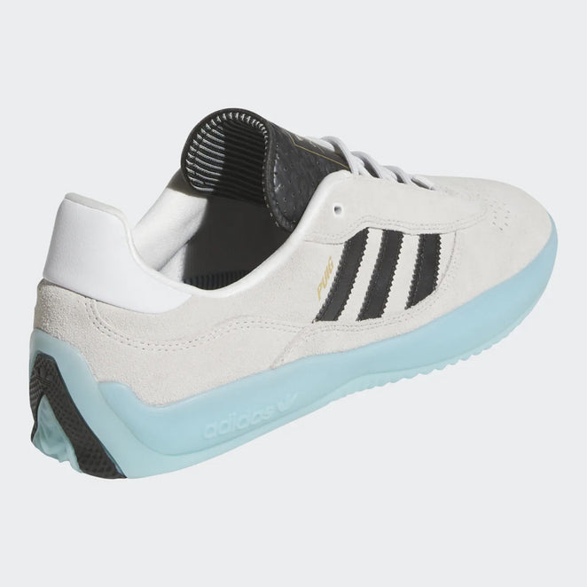 Adidas Puig Crystal White/ Light Aqua Shoes — Skatepark of Tampa