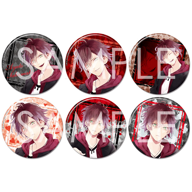 DIABOLIK LOVERS 逆巻アヤト 缶バッジ6個セット DIABOLIK LOVERS 逆巻