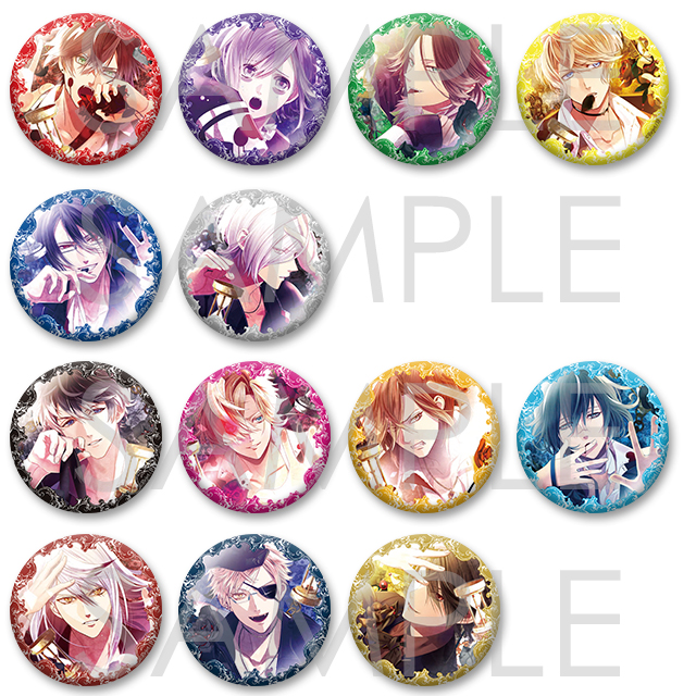 DIABOLIK LOVERS MORE, MORE BLOOD ビッグ缶バッジ Vol.2 | 乙女向け