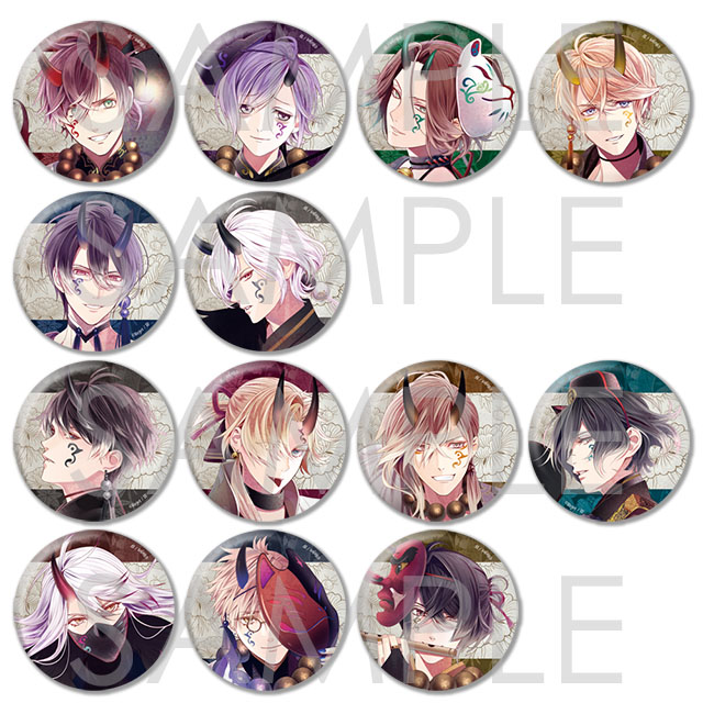 DIABOLIK LOVERS 血鬼夜煌 -Bloody Ghost- ビッグ缶バッジ | 乙女向け