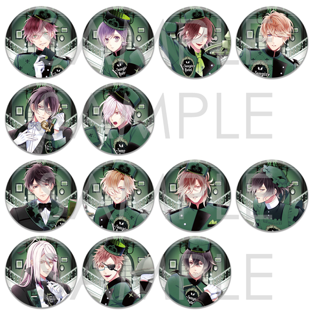 DIABOLIK LOVERS Vampire hotel ビッグ缶バッジ | 乙女向け通販サイト