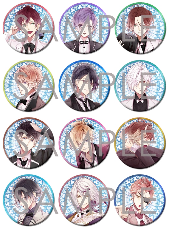 ▷▶︎▷DIABOLIK LOVERS ディアラバ キノ 5周年限定ハート缶バッジ