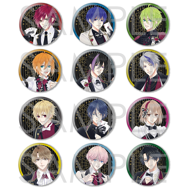 ピタゴラスプロダクション Bet on the Stars☆ ビッグ缶バッジ | 乙女